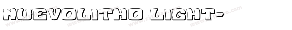 NuevoLitho Light字体转换